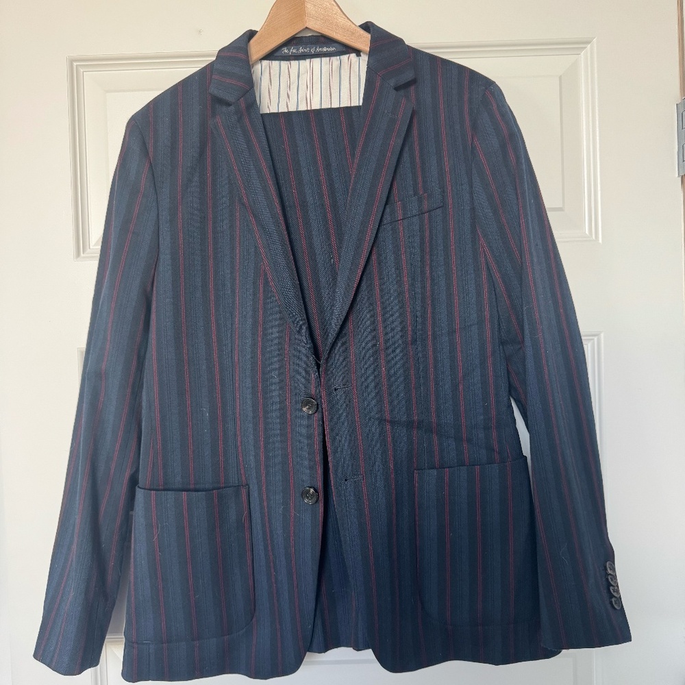 Scotch & Soda Striped Suit